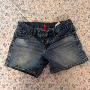 denim shorts